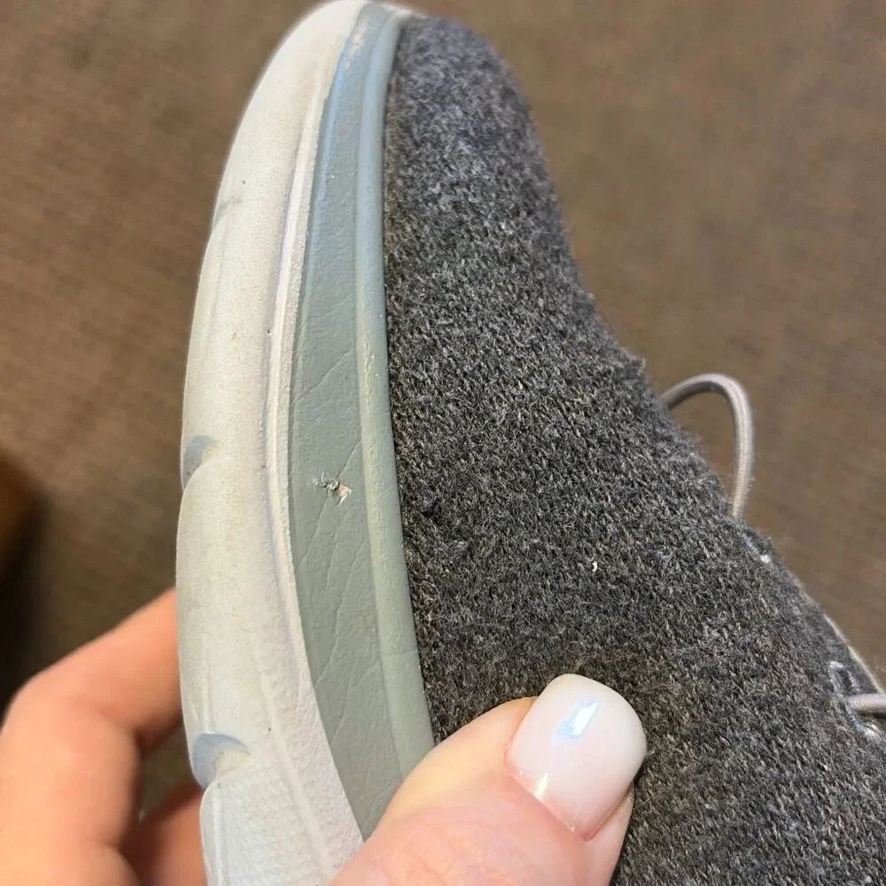 ✨HOKA ONE ONE - HUPANA FLOW WOOL DARK SHADOW SZ 9 SNEAKERS✨ - Picture 9 of 9